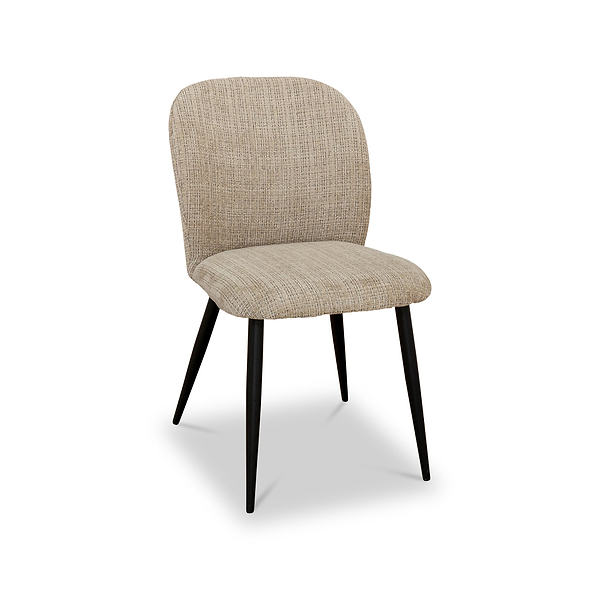 Mirella Textured Fabric Dining Chair