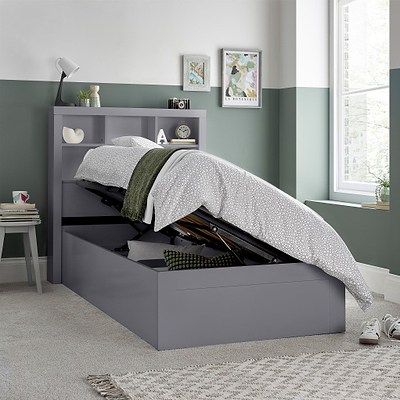 Cooper Wooden Ottoman Storage Bed Frame