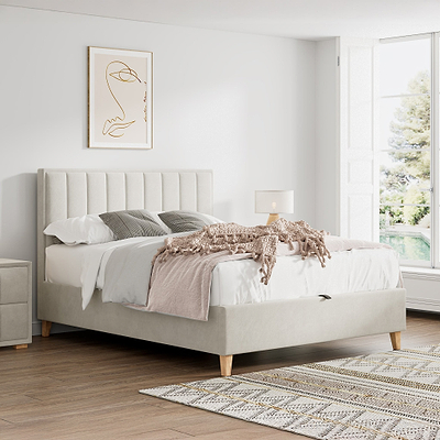 Marilyn Velvet Ottoman Storage Bed