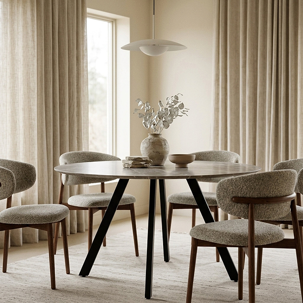 Alveston Sintered Stone Round Dining Table
