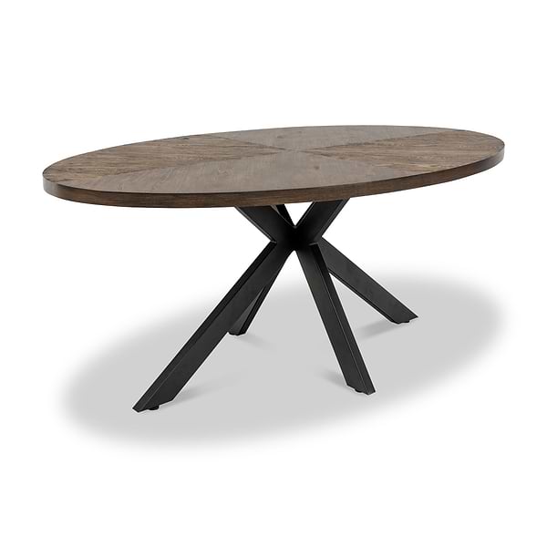 Haden 180cm Oval Oak Dining Table