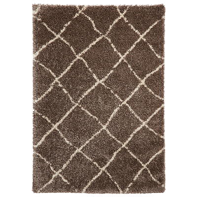 Durham Berber Diamond Shaggy Rug