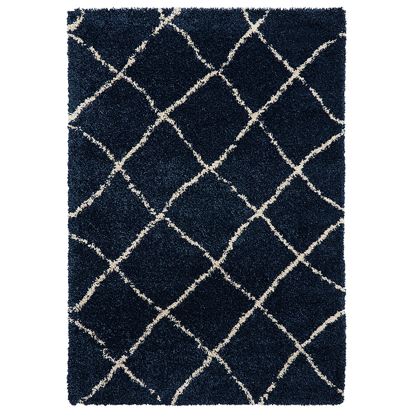 Durham Berber Diamond Shaggy Rug