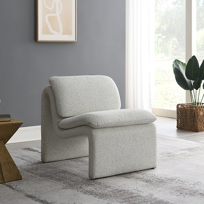 Celeste Sleek Curved Accent Chair
