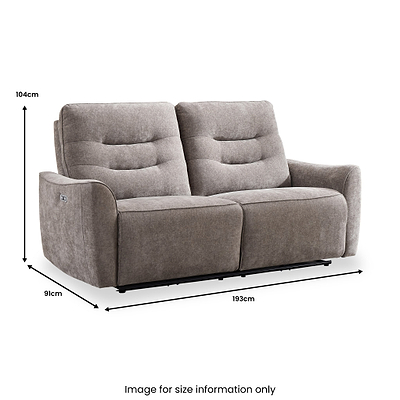 Alton 3 Seater Power Recliner Sofa