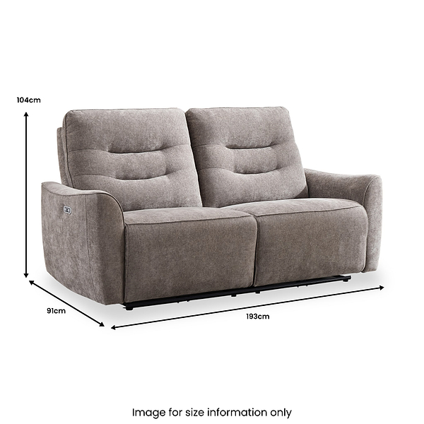 Alton 3 Seater Power Recliner Sofa
