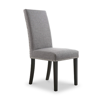 Conran Stud Detail Dining Chair with Black Legs
