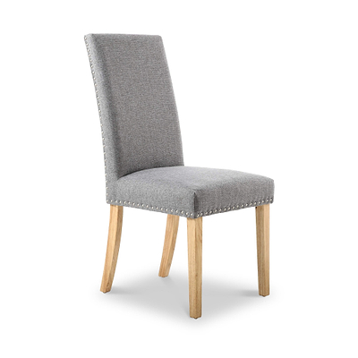 Conran Stud Detail Dining Chair with Natural Legs