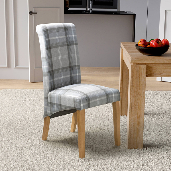 Deryn Check Dining Chair