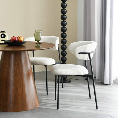 Elvina Faux Linen Dining Chair