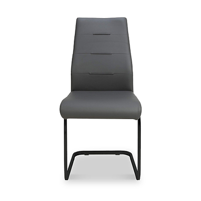 Maela Grey Faux Leather Dining Chair