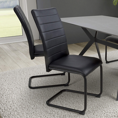 Aeron Faux Leather Dining Chair