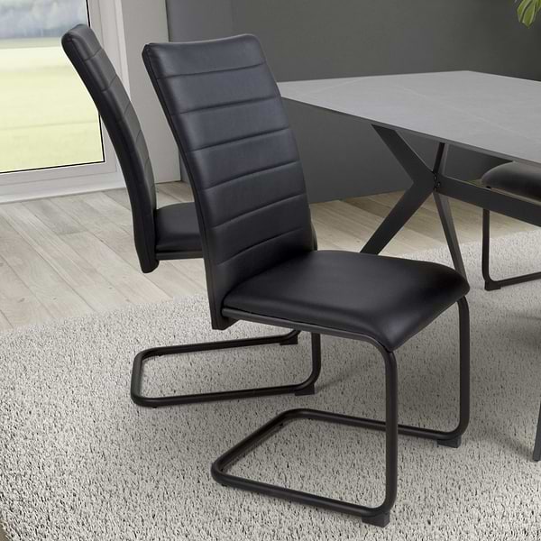 Aeron Faux Leather Dining Chair