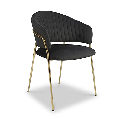 Elven Brushed Velvet Dining Chair