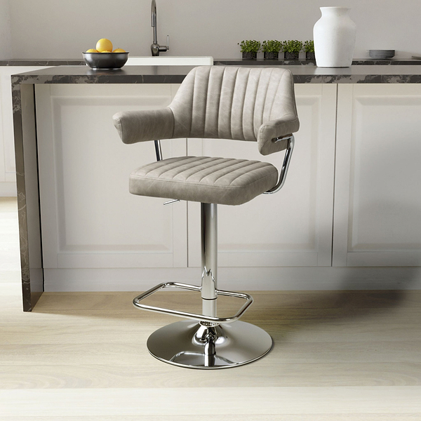 Rhonwen Faux Leather Bar Stool