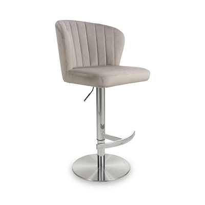 Adwen Brushed Velvet Bar Stool