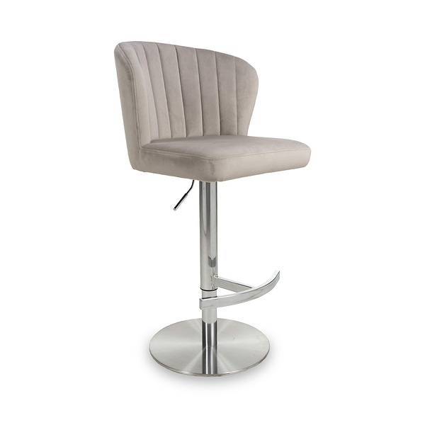 Adwen Brushed Velvet Bar Stool