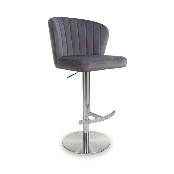 Adwen Brushed Velvet Bar Stool