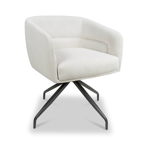 Berkley Corduroy Swivel Dining Chair