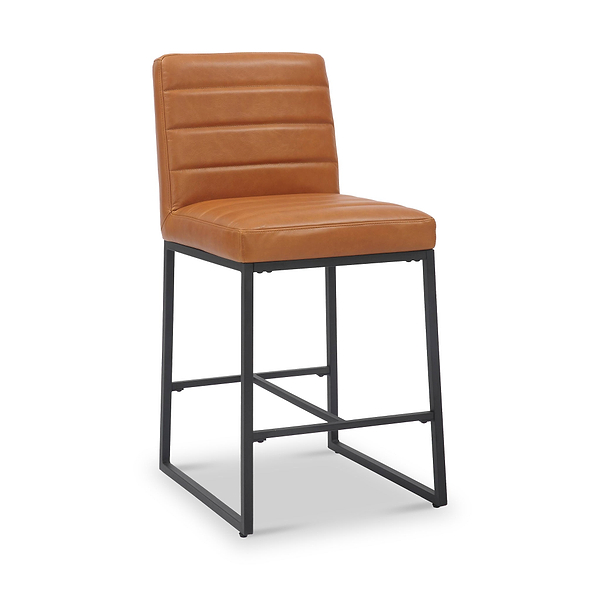 Cavaye Leather Bar Stool