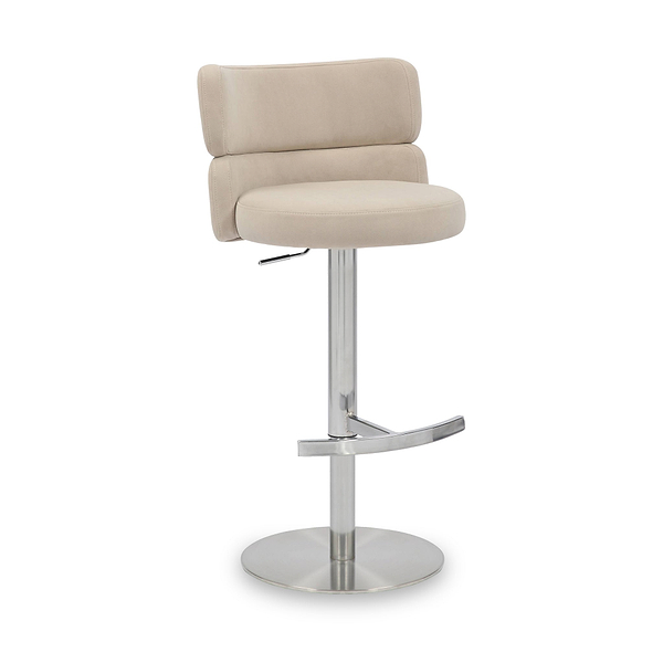 Carvell Brushed Velvet Bar Stool