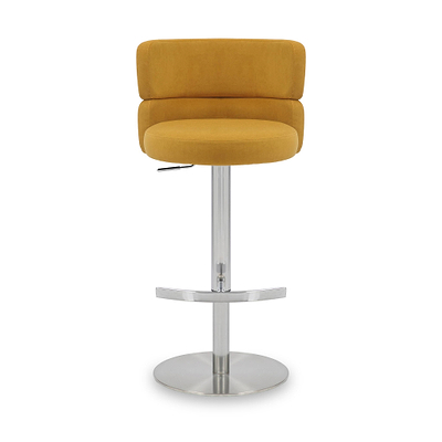 Carvell Brushed Velvet Bar Stool