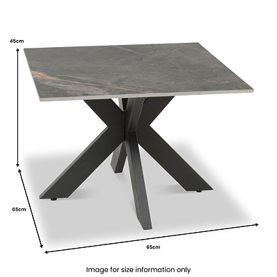 Farnell Ceramic Square Side Table