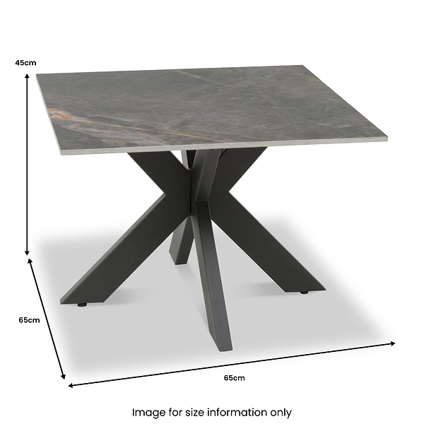 Farnell Ceramic Square Side Table