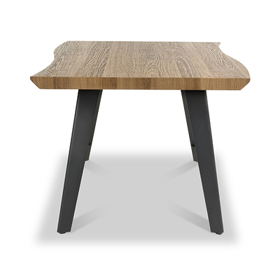 Crawley Natural Curved Side Table
