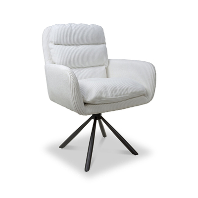 Cassey Corduroy Swivel Chair
