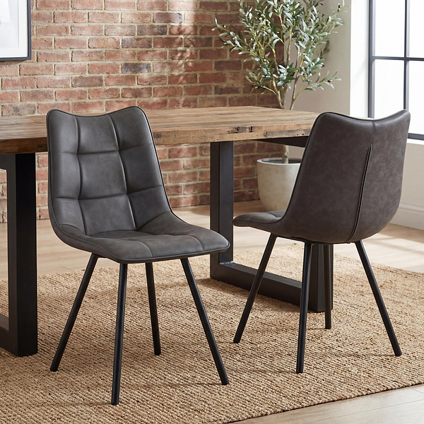 Zeno Faux Leather Dining Chair