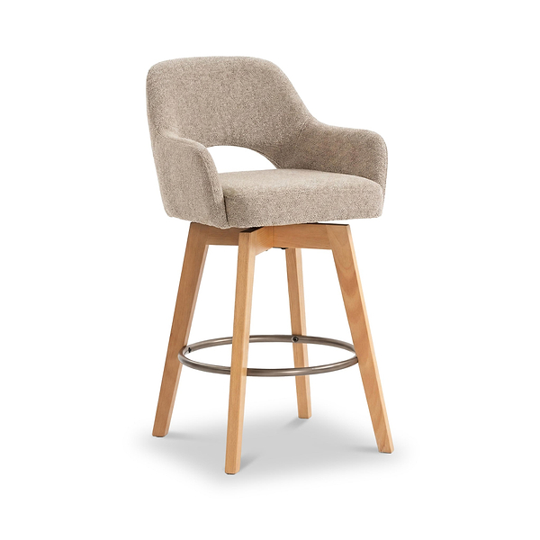 Matteo Curved Swivel Bar Stool