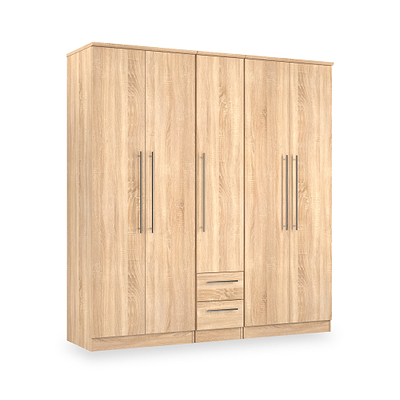 Bramwell 5 Door Wardrobe With Drawers