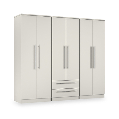 Bramwell 6 Door Wardrobe With Drawers