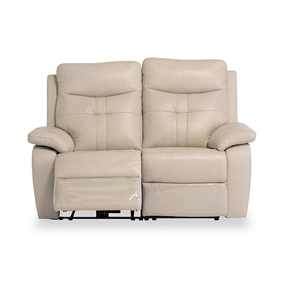 Talbot Leather Power Reclining 2 Seater Sofa