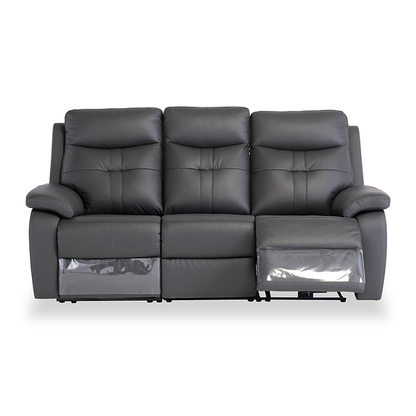 Talbot Leather Power Reclining 3 Seater Sofa