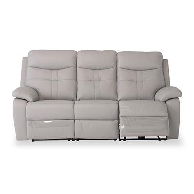 Talbot Leather Power Reclining 3 Seater Sofa