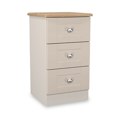 Marlowe 3 Drawer Bedside Table