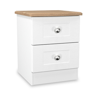Marlowe 2 Drawer Bedside Table