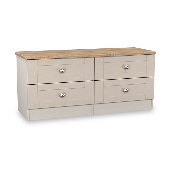 Marlowe 4 Drawer Low Storage Unit