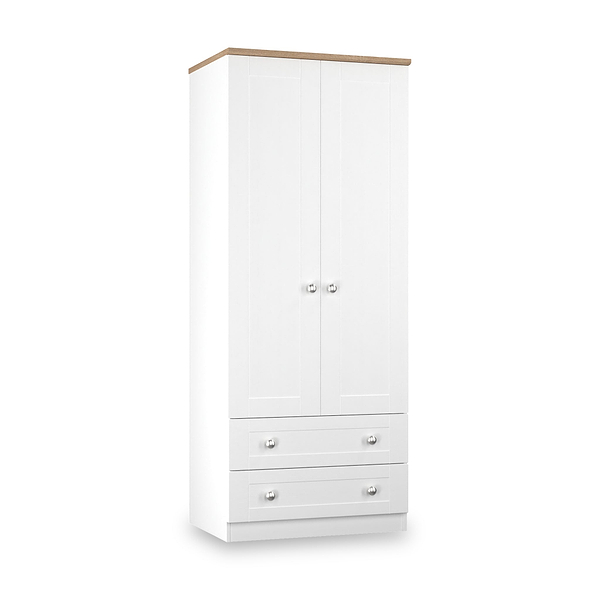 Marlowe Double Wardrobe With Drawers
