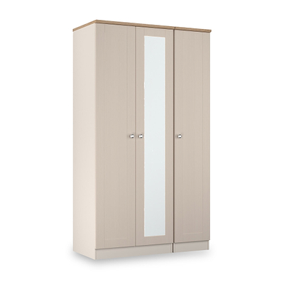 Marlowe Triple Mirrored Wardrobe