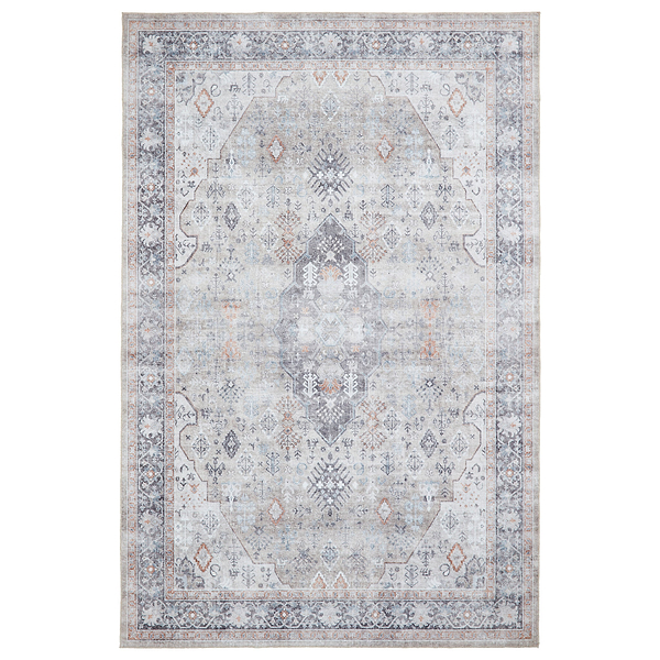Lincoln Distressed Medallion Rug