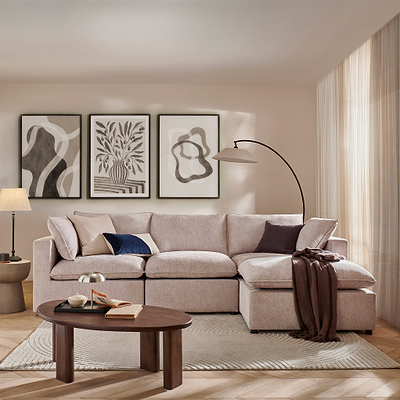 Symphony Modular Chaise Sofa