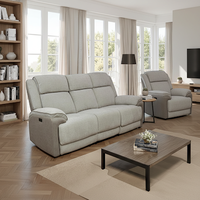 Redgrave 3 Seater Power Recliner Sofa