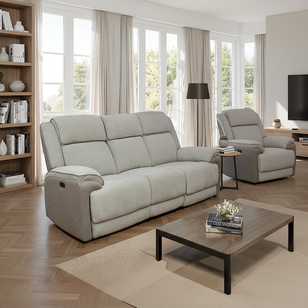 Redgrave 3 Seater Power Recliner Sofa