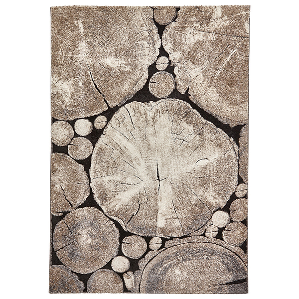 Woodland Tree Trunk Patterned Rug