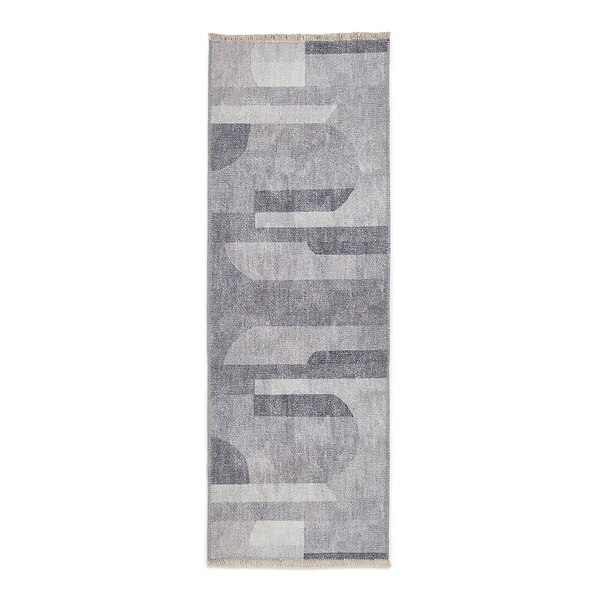 Whitaker Abstract Flatweave Washable Rug