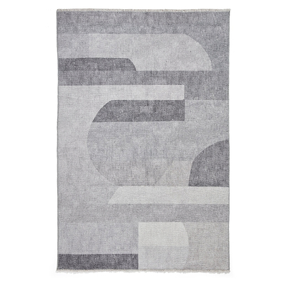 Whitaker Abstract Flatweave Washable Rug