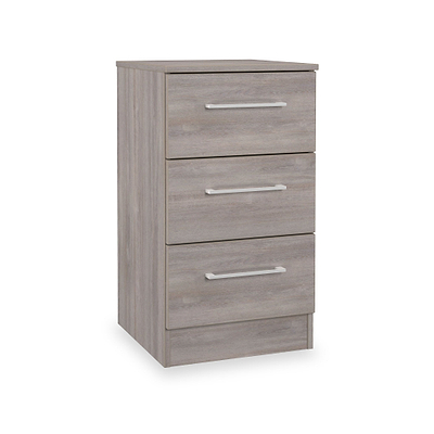 Ellington 3 Drawer Bedside Table